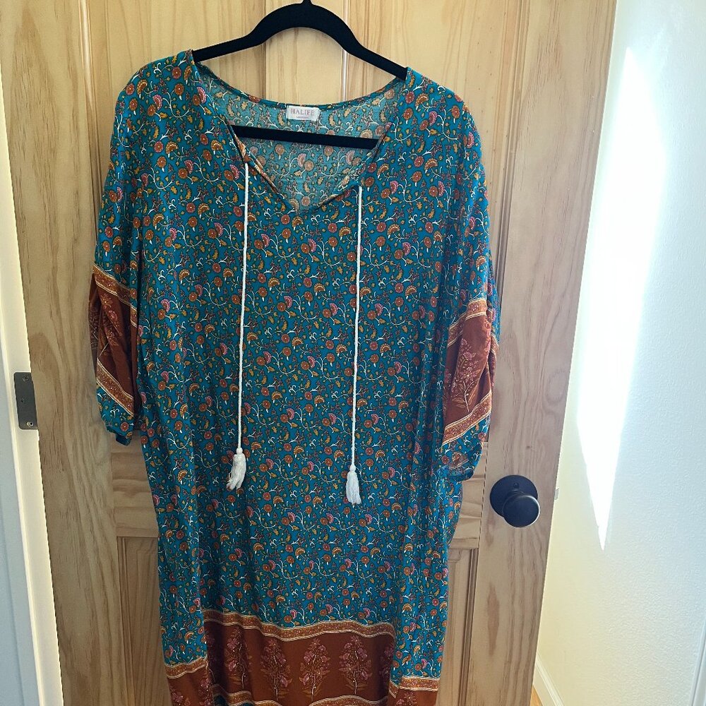 Boho Shirt Dress